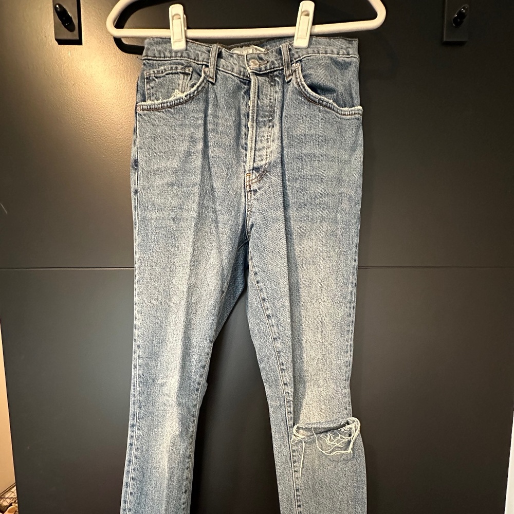 We The Free distressed denim